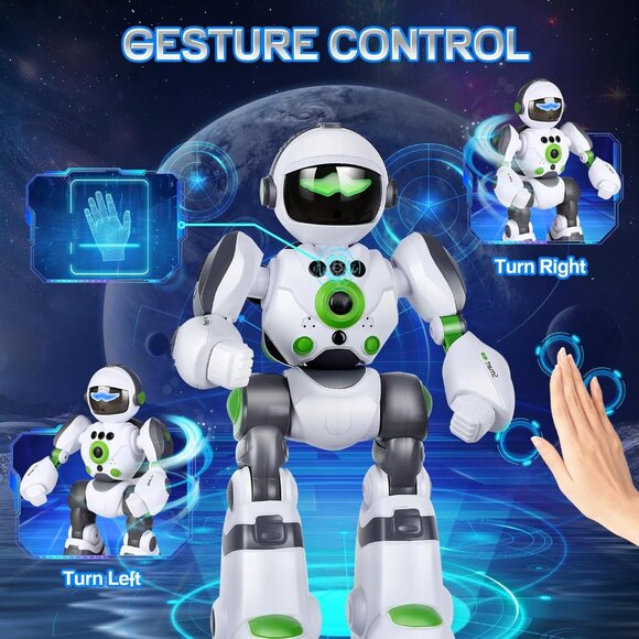 Robot Toys Gift for Kids: Remote Control Robot Programmable with Record Voice - Picture 5 of 7